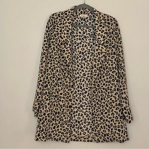 ASOS Stradivarius Cheetah Print Blazer w Pockets - Perfect Condition - Size M